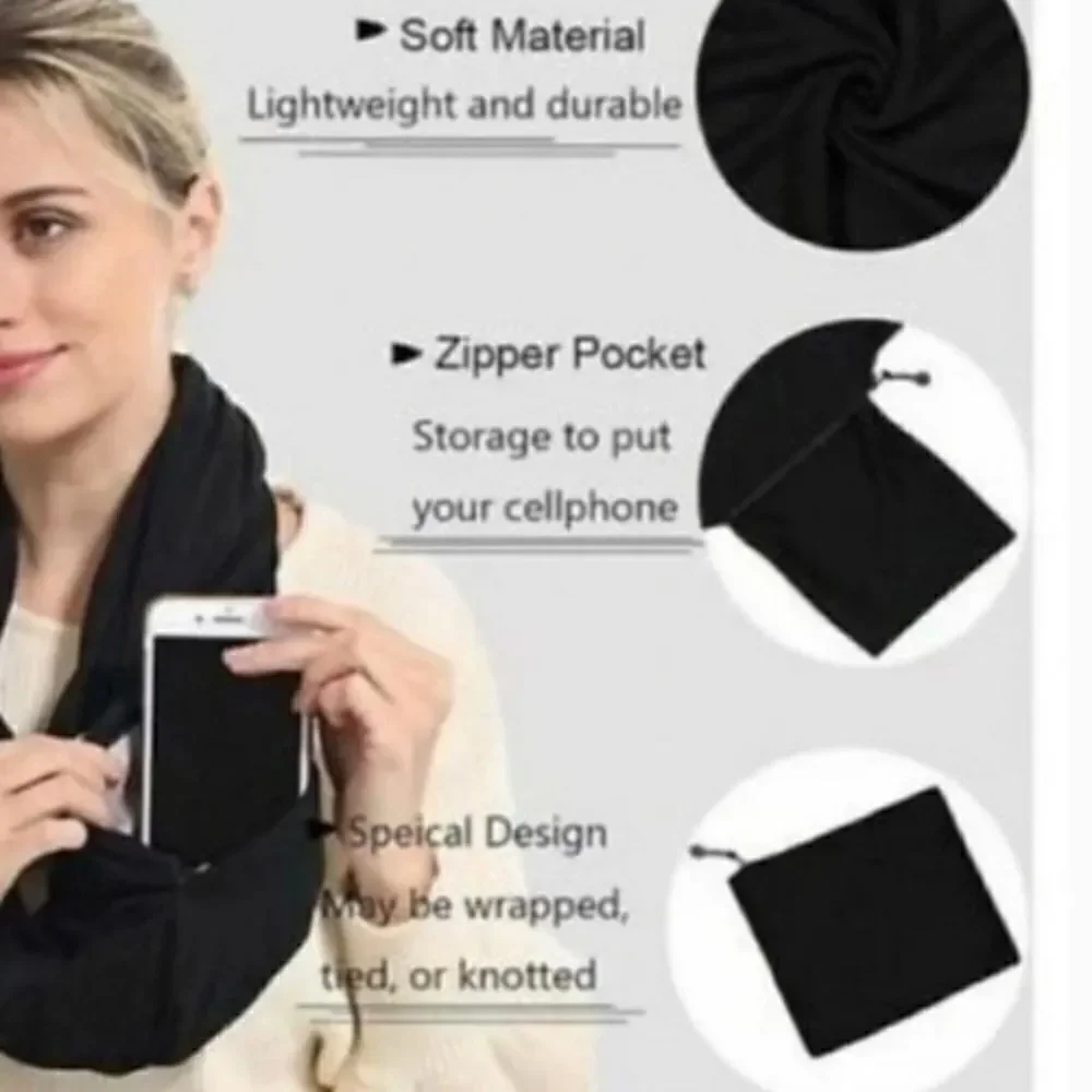 Beyond Yoga Infinity Scarf With Pocket